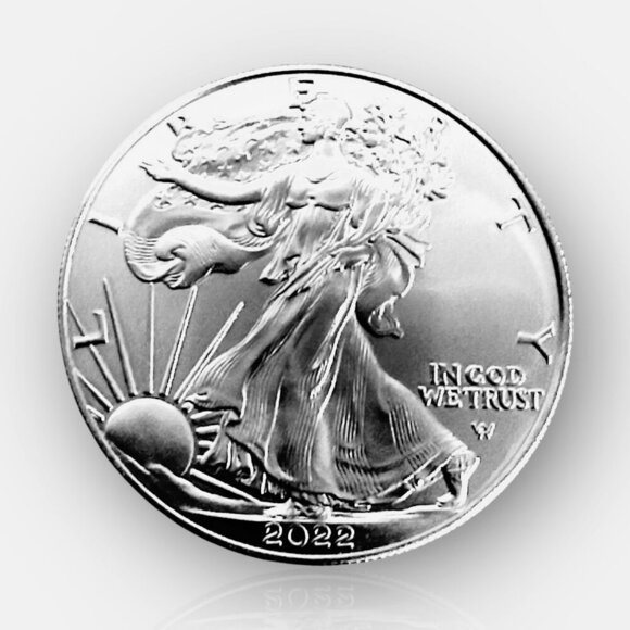 2022 American Silver Eagle Coin Silver Bullion One Dollar Liberty Eagle Design - Picture 6 of 14